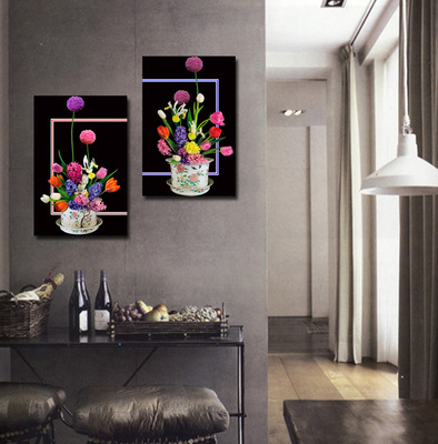 【廠家直銷仿真畫沙發(fā)墻裝飾畫 酒店裝修畫 客廳裝飾畫新婚禮物】價格,廠家,圖片,油畫,義烏市喆敏工藝品廠-